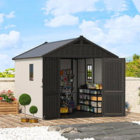 Kick-it 8x10 Plastic Shed Pro